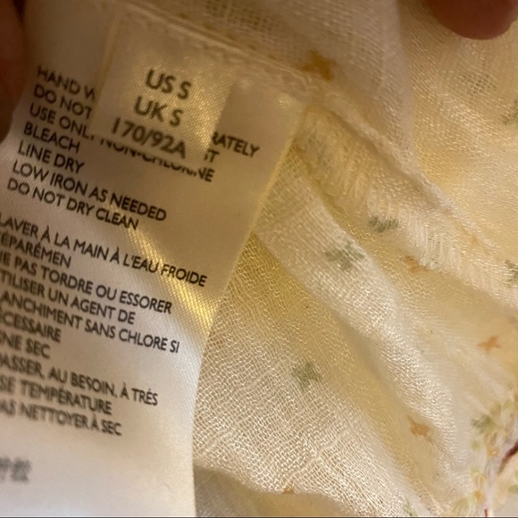 NWT - FREE PEOPLE - Talia Embroidered Blouse - Picture 7 of 12